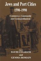 Jews and Port Cities: Commerce, Community and Cosmopolitanism