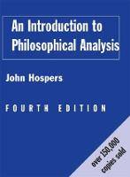 Introduction to Philosophical Analysis, An